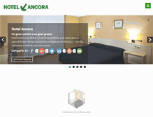 Tablet Screenshot of hotelancora.org